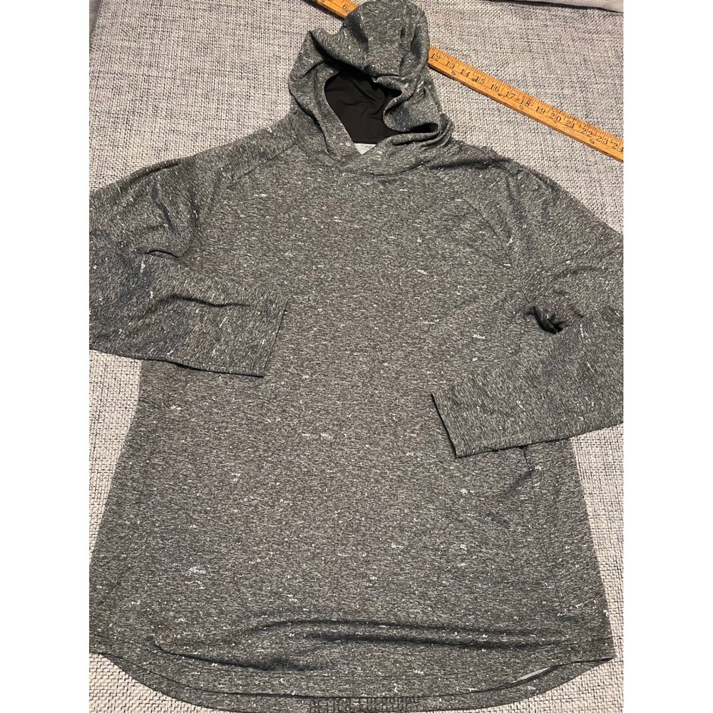 Lululemon Metal Vent Tech Hoodie Mens Large Grey Space Dye Long Sleeve Pullover
